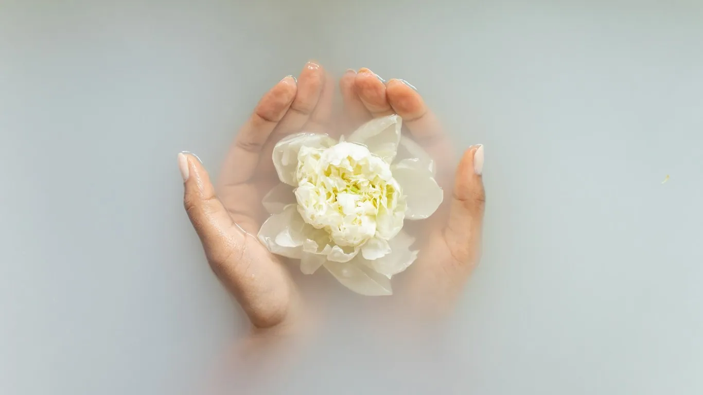 Blüte in Wasser